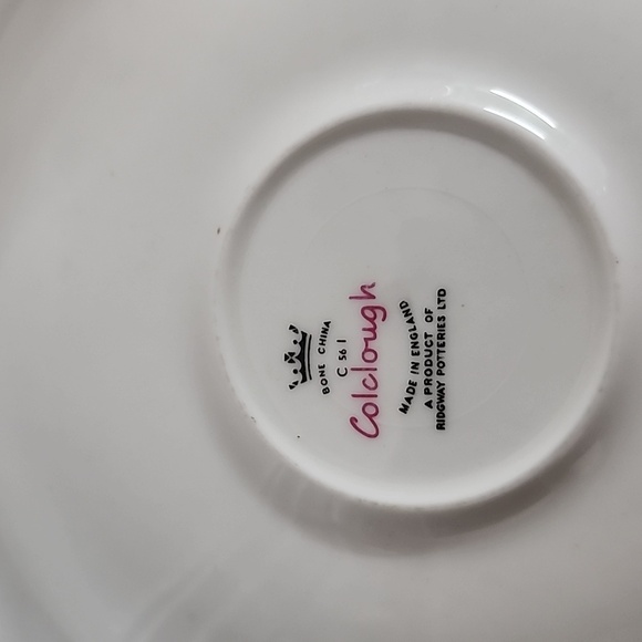 Colclough Bone China Tea Cup and Saucer with Fruit Pattern Ridgway Pottery - Picture 5 of 8